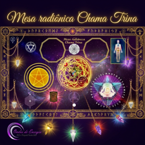 Mesa Radionica Quântica Chama Trina