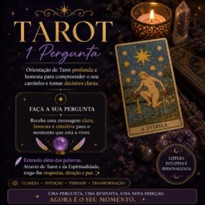 Consulta 1 Pergunta com Tarot ou Baralho Cigano